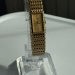 Vintage Seiko Quartz Gold-Tone Rectangular Ladies Watch – Champagne Dial