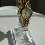 Vintage Citizen Quartz Gold-Tone Ladies Watch – White Dial Bracelet