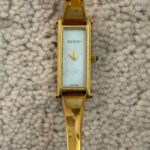 Vintage Seiko Quartz Gold-Tone Ladies Watch – Rectangular Champagne Dial